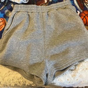 shein gray medium sweat shorts PICTURES ON